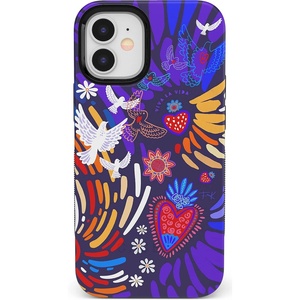 image:imageCasely iPhone 12 Mini Case  Sneaky Monkeys  Frida Kahlo Jungle Floral  Bold Protective Design  Compatible with MagSafeFrida Kahlo  Viva La Vida  Floral Collage