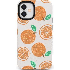 image:imageCasely iPhone 12 Mini Case  Sneaky Monkeys  Frida Kahlo Jungle Floral  Bold Protective Design  Compatible with MagSafeMain Squeeze  Orange Stamped