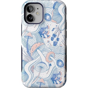 image:imageCasely iPhone 12 Mini Case  Sneaky Monkeys  Frida Kahlo Jungle Floral  Bold Protective Design  Compatible with MagSafeThe Fun Guy  Enchanted Forest Mushroom Floral