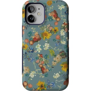 image:imageCasely iPhone 12 Mini Case  Sneaky Monkeys  Frida Kahlo Jungle Floral  Bold Protective Design  Compatible with MagSafeVan Gogh  Vincents Flowers