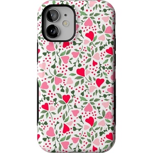 image:imageCasely iPhone 12 Mini Case  Sneaky Monkeys  Frida Kahlo Jungle Floral  Bold Protective Design  Compatible with MagSafeVines of Love  Floral Heart