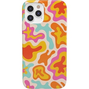 image:imageCasely iPhone 12 Pro Max Case  Scribble Me that  Crayola Rainbow Pencil  Classic Ultra Slim DesignTropical Color Splash  Abstract Retro