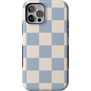 image:imageCasely iPhone 1212 Pro Case  Doodle Bug  Crayola Crayon  Bold Protective Design  Compatible with MagSafeFit Check  Light Blue Checkerboard