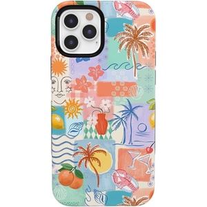 image:imageCasely iPhone 1212 Pro Case  Doodle Bug  Crayola Crayon  Bold Protective Design  Compatible with MagSafeTropical Heat  Beachy Collage