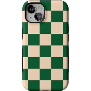 image:imageCasely iPhone 13 Case  Monets View  The Met Museum  Bold Protective Design  Compatible with MagSafeFit Check  Green Checkerboard