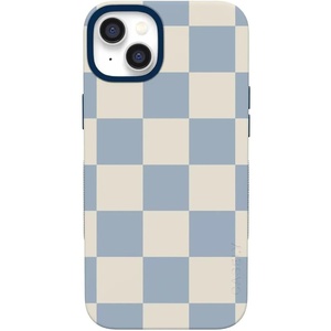 image:imageCasely iPhone 13 Case  Monets View  The Met Museum  Bold Protective Design  Compatible with MagSafeFit Check  Light Blue Checkerboard