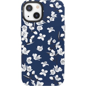 image:imageCasely iPhone 13 Case  Monets View  The Met Museum  Bold Protective Design  Compatible with MagSafeNavy Cherry Blossom Floral