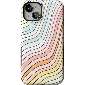 image:imageCasely iPhone 13 Case  Monets View  The Met Museum  Bold Protective Design  Compatible with MagSafeRide The Wave  Pastel Rainbow Lined