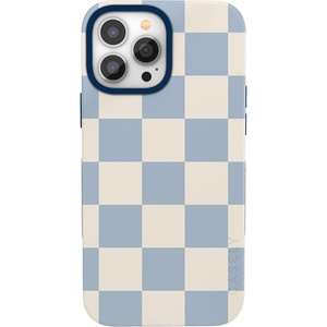 image:imageCasely iPhone 13 Pro Case  Find Your Muse  Frida Kahlo Portrait  Bold Protective Design  Compatible with MagSafeFit Check  Light Blue Checkerboard