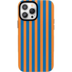image:imageCasely iPhone 13 Pro Case  Find Your Muse  Frida Kahlo Portrait  Bold Protective Design  Compatible with MagSafeGo New York  Blue  Orange Stripes