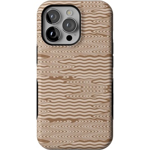 image:imageCasely iPhone 13 Pro Case  Find Your Muse  Frida Kahlo Portrait  Bold Protective Design  Compatible with MagSafeMocha Ripple  Brown Wave