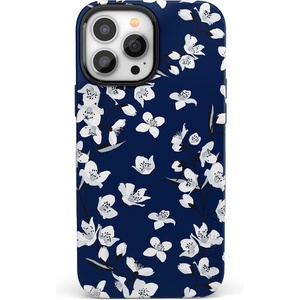 image:imageCasely iPhone 13 Pro Case  Find Your Muse  Frida Kahlo Portrait  Bold Protective Design  Compatible with MagSafeNavy Cherry Blossom Floral