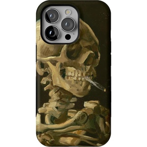 image:imageCasely iPhone 13 Pro Case  Find Your Muse  Frida Kahlo Portrait  Bold Protective Design  Compatible with MagSafeVan Gogh  Skull of a Skeleton with Burning Cig