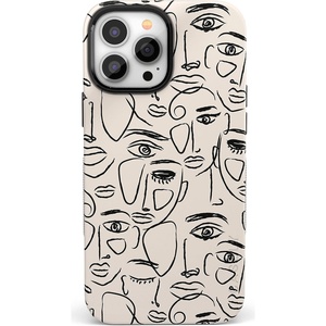 image:imageCasely iPhone 13 Pro Case  Find Your Muse  Frida Kahlo Portrait  Bold Protective Design  Compatible with MagSafeWere All Human  Minimal Face Art