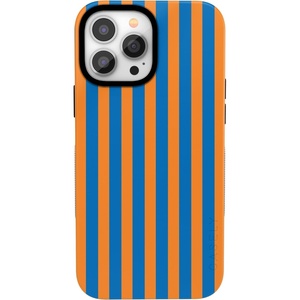 image:imageCasely iPhone 13 Pro Max Case  All the Fun Things  Fun on Weekdays  Bold Protective Design  Compatible with MagSafeGo New York  Blue  Orange Stripes