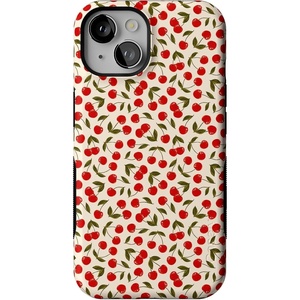 image:imageCasely iPhone 14 Case  Monets Bridge  The Met Museum  Bold Protective Design  Compatible with MagSafeCherry on Top  Red Cherries Floral