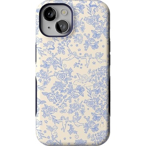 image:imageCasely iPhone 14 Case  Monets Bridge  The Met Museum  Bold Protective Design  Compatible with MagSafeCupids Canvas  Periwinkle Floral