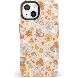 image:imageCasely iPhone 14 Case  Monets Bridge  The Met Museum  Bold Protective Design  Compatible with MagSafeMushroom Magic  Retro Floral Case