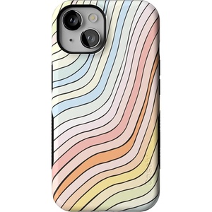 image:imageCasely iPhone 14 Case  Monets Bridge  The Met Museum  Bold Protective Design  Compatible with MagSafeRide The Wave  Pastel Rainbow Lined