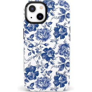 image:imageCasely iPhone 14 Case  Monets Bridge  The Met Museum  Bold Protective Design  Compatible with MagSafeRose to Fame  Blue  White Rose Floral
