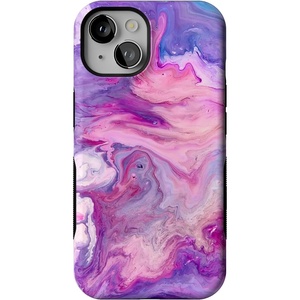 image:imageCasely iPhone 14 Case  Monets Bridge  The Met Museum  Bold Protective Design  Compatible with MagSafeTie Dying Over You  Purple Marble