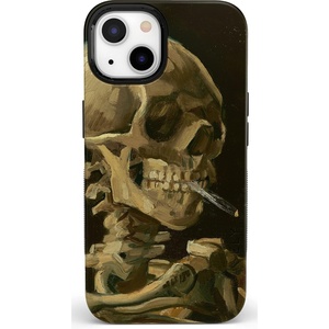 image:imageCasely iPhone 14 Case  Monets Bridge  The Met Museum  Bold Protective Design  Compatible with MagSafeVan Gogh  Skull of a Skeleton with Burning Cig