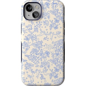 image:imageCasely iPhone 14 Plus Case  Monets Bridge  The Met Museum  Bold Protective Design  Compatible with MagSafeCupids Canvas  Periwinkle Floral