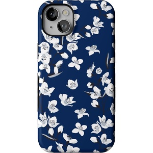 image:imageCasely iPhone 14 Plus Case  Monets Bridge  The Met Museum  Bold Protective Design  Compatible with MagSafeFloral Forest  Navy Cherry Blossom
