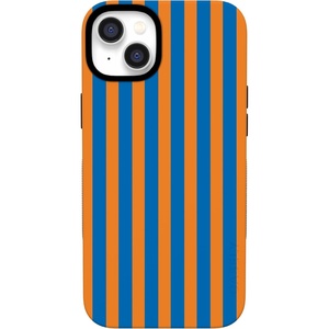 image:imageCasely iPhone 14 Plus Case  Monets Bridge  The Met Museum  Bold Protective Design  Compatible with MagSafeGo New York  Blue  Orange Stripes