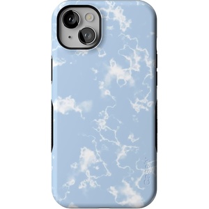 image:imageCasely iPhone 14 Plus Case  Monets Bridge  The Met Museum  Bold Protective Design  Compatible with MagSafeLight Blue Skies  Marble Clouds