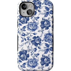 image:imageCasely iPhone 14 Plus Case  Monets Bridge  The Met Museum  Bold Protective Design  Compatible with MagSafeRose to Fame  Blue  White Rose Floral