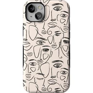 image:imageCasely iPhone 14 Plus Case  Monets Bridge  The Met Museum  Bold Protective Design  Compatible with MagSafeWere All Human  Minimal Face Art