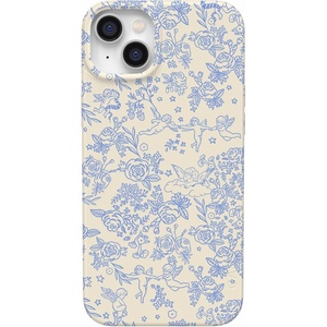 image:imageCasely iPhone 14 Plus Case  Monets Bridge  The Met Museum  Compatible with MagSafe  Classic Ultra Slim DesignCupids Canvas  Periwinkle Floral