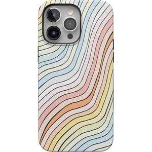 image:imageCasely iPhone 14 Pro Case  Monets Bridge  The Met Museum  Bold Protective Design  Compatible with MagSafeRide The Wave  Pastel Rainbow Lined