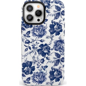 image:imageCasely iPhone 14 Pro Case  Monets Bridge  The Met Museum  Bold Protective Design  Compatible with MagSafeRose to Fame  Blue  White Rose Floral