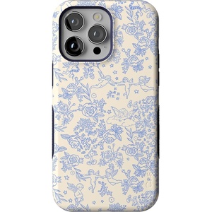 image:imageCasely iPhone 14 Pro Max Case  Monets Bridge  The Met Museum  Bold Protective Design  Compatible with MagSafeCupids Canvas  Periwinkle Floral