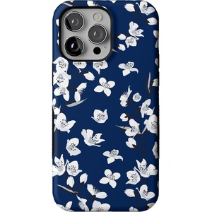 image:imageCasely iPhone 14 Pro Max Case  Monets Bridge  The Met Museum  Bold Protective Design  Compatible with MagSafeFloral Forest  Navy Cherry Blossom