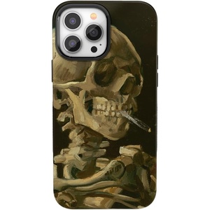 image:imageCasely iPhone 14 Pro Max Case  Monets Bridge  The Met Museum  Bold Protective Design  Compatible with MagSafeVan Gogh  Skull of a Skeleton with Burning Cig