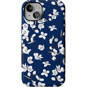 image:imageCasely iPhone 15 Plus Case  Monets View  The Met Museum  Bold Protective Design  Compatible with MagSafeFloral Forest  Navy Cherry Blossom