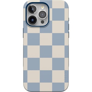 image:imageCasely iPhone 15 Pro Case  Monets Bridge  The Met Museum  Bold Protective Design  Compatible with MagSafeFit Check  Light Blue Checkerboard