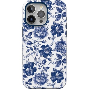 image:imageCasely iPhone 15 Pro Case  Monets Bridge  The Met Museum  Bold Protective Design  Compatible with MagSafeRose to Fame  Blue  White Floral