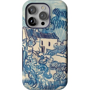 image:imageCasely iPhone 15 Pro Case  Monets Bridge  The Met Museum  Bold Protective Design  Compatible with MagSafeVan Gogh  Landscape With Houses