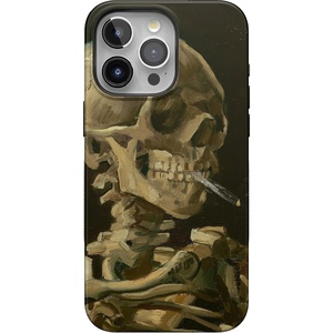 image:imageCasely iPhone 15 Pro Case  Monets Bridge  The Met Museum  Bold Protective Design  Compatible with MagSafeVan Gogh  Skull of a Skeleton with Burning Cig
