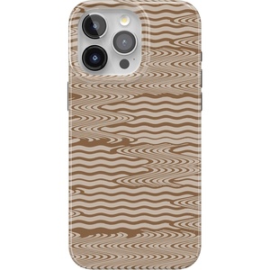 image:imageCasely iPhone 15 Pro Max Case  Monets View  The Met Museum  Compatible with MagSafe  Classic Ultra Slim DesignMocha Ripple  Brown Waves