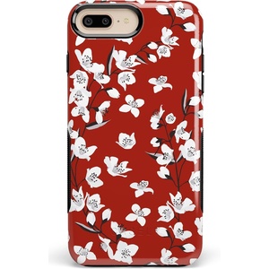 image:imageCasely iPhone 678 Plus Case  On Cloud Nine  Glitch Smiley Face  Bold Protective DesignRed Cherry Blossom Floral