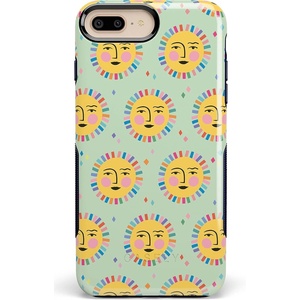 image:imageCasely iPhone 678 Plus Case  On Cloud Nine  Glitch Smiley Face  Bold Protective DesignSunny Days  Sun Patterned