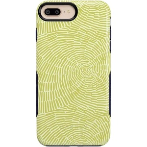 image:imageCasely iPhone 678 Plus Case  On Cloud Nine  Glitch Smiley Face  Bold Protective DesignSwirl Away  Tea Green Geometric