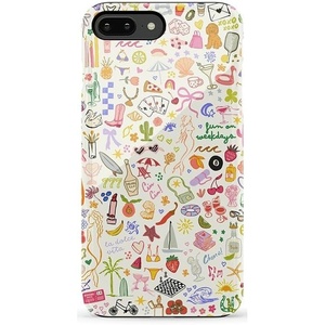 image:imageCasely iPhone 678 Plus Case  Out and About  Light Pink Floral  Bold Protective DesignAll the Fun Things  Fun on Weekdays