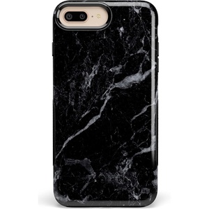 image:imageCasely iPhone 678 Plus Case  Out and About  Light Pink Floral  Bold Protective DesignBlack Marble
