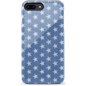 image:imageCasely iPhone 678 Plus Case  Out and About  Light Pink Floral  Bold Protective DesignCoastal Blues  Denim Stars